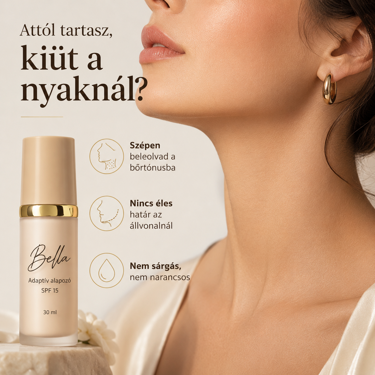 Bella - Adaptív színváltós alapozó
