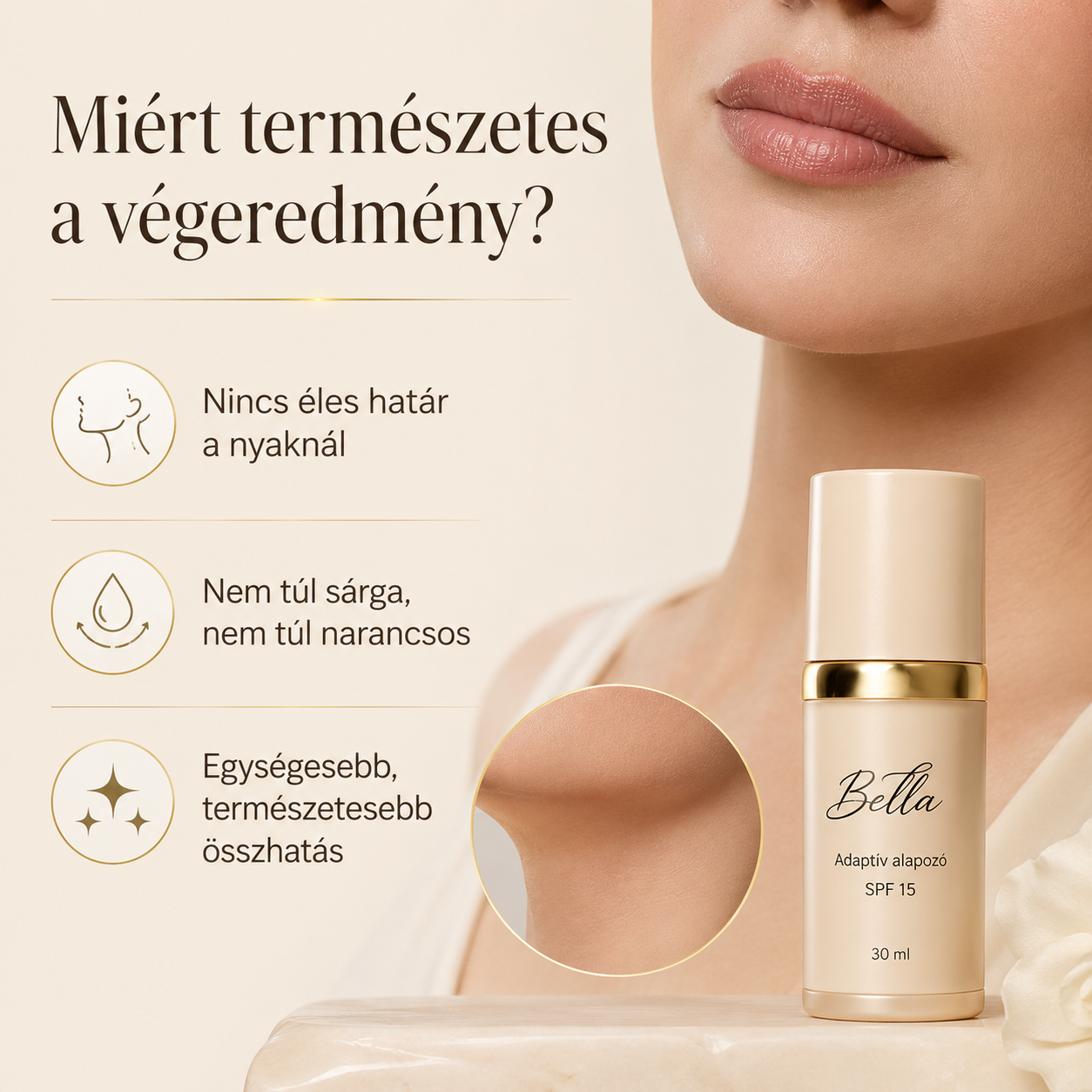 Bella - Adaptív színváltós alapozó
