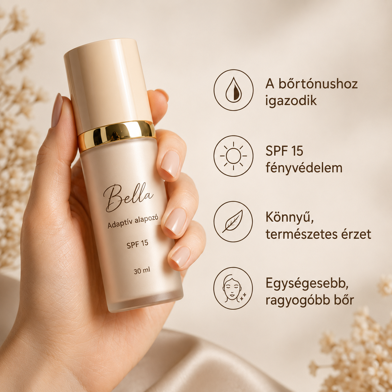 Bella - Adaptív színváltós alapozó